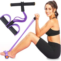 Multifunction Tension Rope, 6-Tube Elastic Yoga Pedal Puller Resistance Band Resistance Tube-image-13