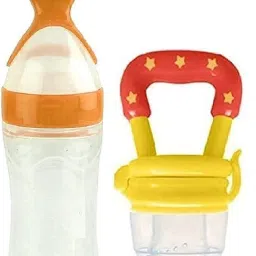 BABY SPOON BOTTLE WITH TEETHER Teether and Feeder-19