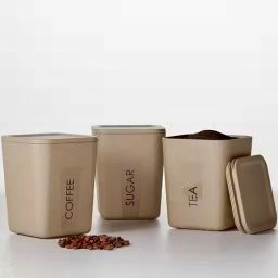 Plastic Tea Coffee & Sugar Container - 800 ml-image-31