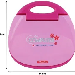 fedexo Educational Computer Abc And 123 Learning Kids Laptop With LED Display And Music - Pink image 5