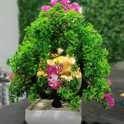 Artificial Plants with pot for Decoration Multicolor Ballmum Artificial Flowerwith Pot-19