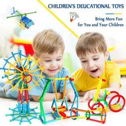 couno BrickShot Stick Block Engineering Kit for Kids – Build & Learn Construction Toy image 3
