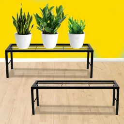 Elegance High Step Pot Stand Premium Heavy Duty Indoor Outdoor Flower Pot Stand Plant Container Set-image-28