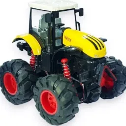 push&go Friction Powered Die-Cast Tractor Toy 4WD 360 Flip Stunt Car for Kids-image-11
