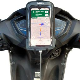 Mobile Holder For Scooters Scooty Activa EV Standard X1 Bike Mobile Holder-image-93