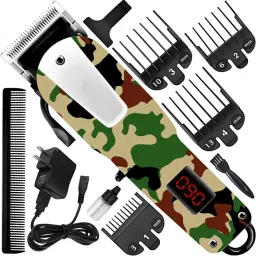 TrimTrend Men Rechargeable C5 Professional Beard Moustache Trimmer Low Noise Hair Clipper Fully Waterproof Grooming Kit 310 minRuntime 7 Length Settings-image-51