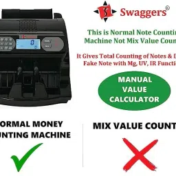 SWAGGERS latest manual value counter black plus Note Counting Machine image 5
