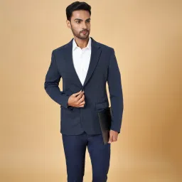 Men Printed Single Breasted Sports Blazer-picture-33