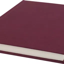 Hardbound Diary, 120gsm Thick Paper, 80 Sheets/160 Pages, (Maroon, A5-Plain) A5 Diary Blank 160 Pages-13