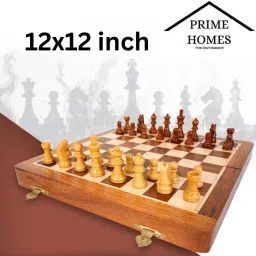 Wooden Foldable Chess Board With Chess Pieces| 12x12 Inch 30.48 cm Chess Board-picture-37
