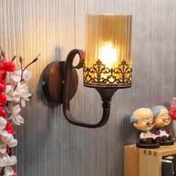 eliante by jainsons lights Beverly Metal Wall Mounted Uplight Sconce (Antique Gold)-picture-32