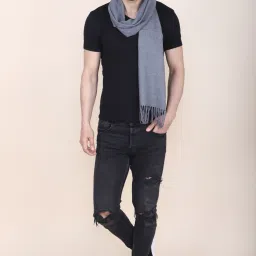 Cazzano Solid Men Muffler-image-21