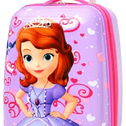 Small Cabin Suitcase (48 cm) 4 Wheels - Polycarbonate Cabin Luggage 19 Inch Square Shape Rotating 4 Wheels Trolley Bag For Children - Pink-image-63