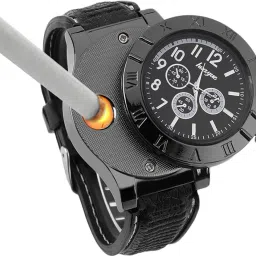 USB Cigarette Lighter Watch Rechargeable flameless Windproof Unique DesignerW8 Stylish Pocket Lighter Pocket Lighter-image-35