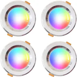 9W 3 in 1 Led Ceiling Down Light Red Blue Pink Pack of 4 Recessed Ceiling Lamp-image-33