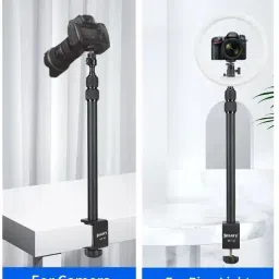 FKU Jmary MT49 Light Stand Tabletop C Clamp Desk Mount Table Stand Table Tripod Kit image 2