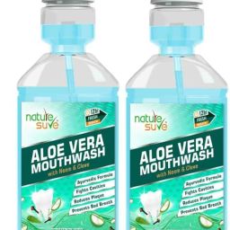Aloe Vera Mouthwash with Neem and Clove for Oral Health - 2 Packs - Clove-33