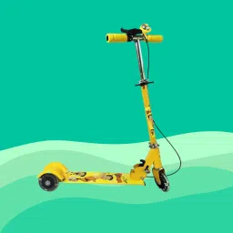 3-Wheel Kick Scooter for Kids – yellowScooter with Brake, Light-Up Wheels Kids Scooter-picture-15