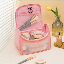 Women Pink Cosmetic Bag-image-21
