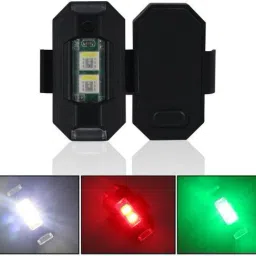 airsky New Helmet Mohawk Red, Aircraft Blinker (Flashing) Light For Helmet Combo image 3