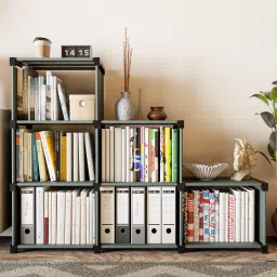 Plastic Metal 6 Shelf Book Organizer Plastic Open Book Shelf Metal Open Book Shelf-image-95