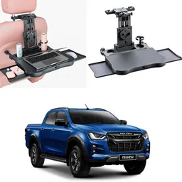 oshotto (FT-10) Car Backseat Laptop Food Tray Desk & Storage Drawers For Isuzu D-Max Cup Holder Tray Table-picture-45