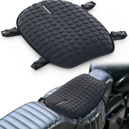 Premium Gel Motorcycle Seat Cushion - Tailbone & Sit Bone Support Single Bike Seat Cover For Universal For Bike Passion-image-5