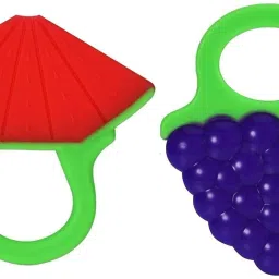 Soft Silicone Fruit Teethers for Babies PACK-2 Teether-image-0