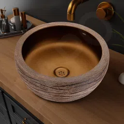 Vessel Sink Basin for Bathroom - 41x41x15 cm Ceramic Table Top Wash Basin - A-350 Table Top Basin-image-20