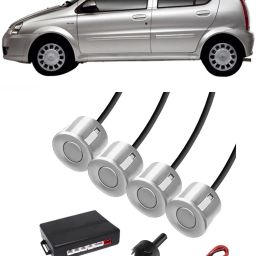 VS521 Silver Car Reverse Parking Sensor with LED Display 4 Sensor V521 Parking Sensor-image-45