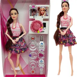 ctc creation Sparkle Model Doll with gorgeous and Long hairs and maximum joints for movements image 4