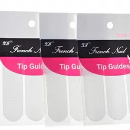 lot 3 Packs French Tips Guide Manicure Nail Art Fringe stickers,Stencil,nail art-24