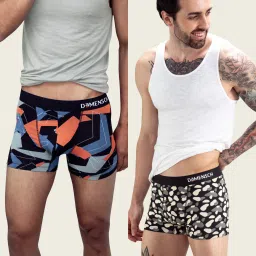 Pack of 2 Deo-Soft Deodorizing Anti-Bacterial Printed Men Trunk-15