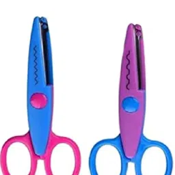 3PCS Art and Craft Zig zag Paper Shaper Scissor For Greeting Cards, Designs Scissors-image-19