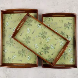 Zinnian Jazz MDF Rectangle Tray Tray Serving Set-image-24