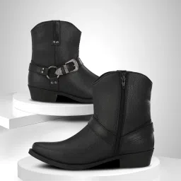 High Ankle Chelsea Boots For Men-image-31