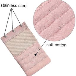 LOURYN KOULYN® Bra Hook Extender- 2 & 3 Hooks Without Elastic Bra Extensions Combo (Free Size) image 3