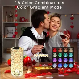 nisatraders Crystal Table Lamp USB Charging touch Lamp Table Lamp image 4