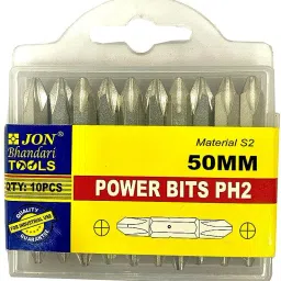 PH2 Power Screw Driver Bits Magnetic Phillips Star 50mm (PACK OF 10) Screw Driver Drill Bit Set | magnetic drill Bit Set-image-59