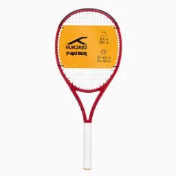 Panzer Red Strung Tennis Racquet-image-6