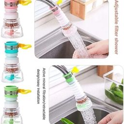prtrendz Water Faucet Splash-Proof Filter/Anti-Splash Expandable Head, multicolor_2pcs Faucet Nozzle image 5
