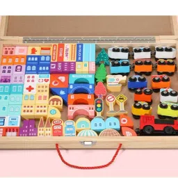 wudly Train Track Building Block Box Set image 5