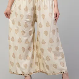 Women Relaxed Black Viscose Rayon Trousers-image-99