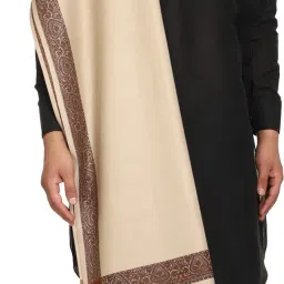 Kashmiri queen Wool Embroidered Men Shawl-image-42