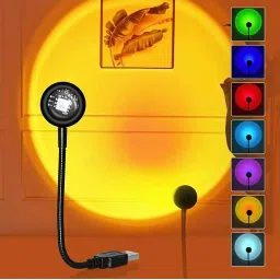 Emerydeal USB Sunset Projection LED Lamp | USB Sunset Light Lamp | Hom Light Lamp AB-AX 8 USB Sunset Projection LED Lamp | USB Sunset Light Lamp | Hom Light Lamp AB-AX 8 Led Light-image-51