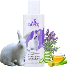 Organic Healthy White & Bright Rabbit Shampoo For Deeply Cleanse Coat, Softens Conditioning, Whitening and Color Enhancing Fresh & Soothing Fragrance, Eliminates Bad Odor, For All White Rabbit Breed Rabbit Shampoo-picture-17
