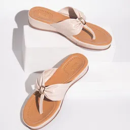 Inc 5 Beige Open Back Wedge-46