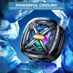 MOOZMOB FS05 Mobile Cooler for Gaming Fan for Game Long Filming Mobile Gaming Cooling Pad image 2