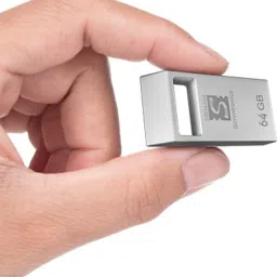 Simmtronics USB Teeny Flash Drive with Metal Body 64 GB Pen Drive Compatible with Laptop USB 2.0 Metal Case-26