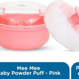 meemee Premium Powder Puff with Powder Storage (Pink)-picture-21